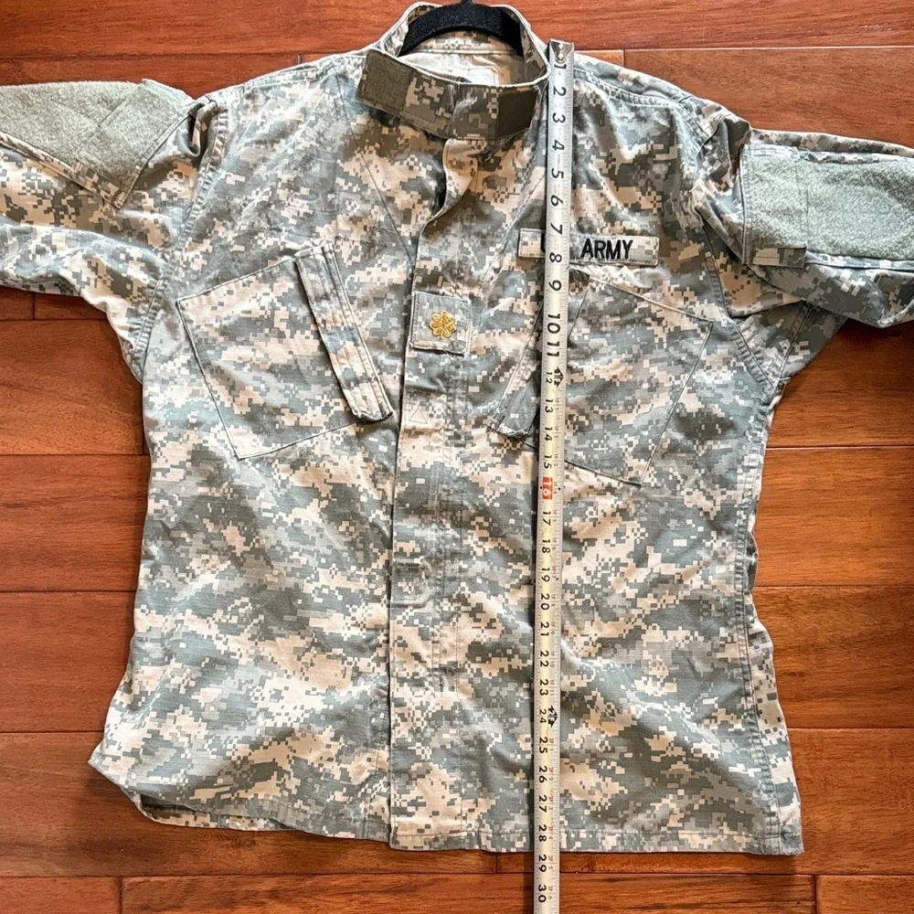 US Army Jacket Desert Camouflage USA Military Combat Field Shirt Medium Long